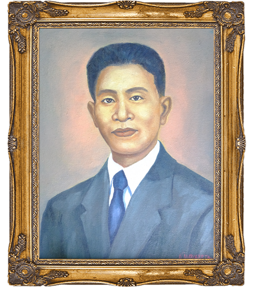 Portrait of former Mayor Cipriano Mendoza