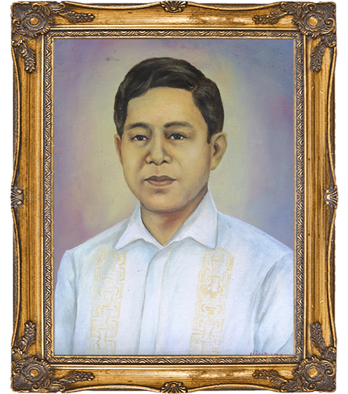 Portrait of former Mayor Conrado De Rama