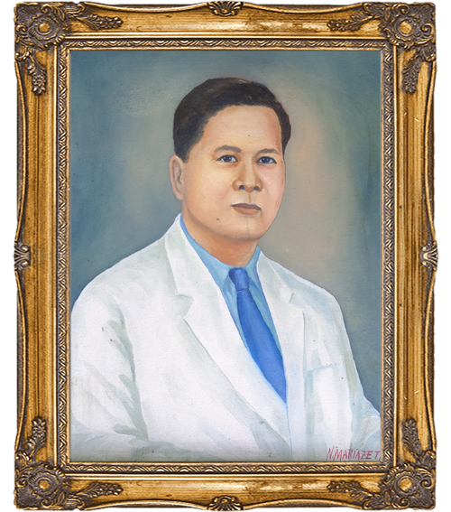 Portrait of former Mayor Dr. Elias Pornobi