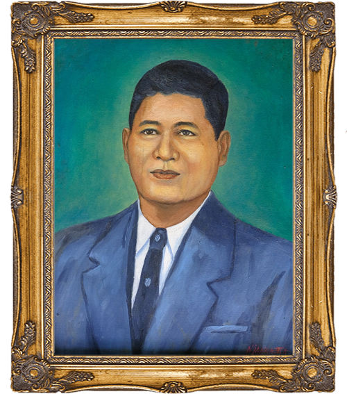 Portrait of former Mayor Estanislao Glorioso