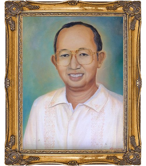 Portrait of former Mayor Juan Zaporteza