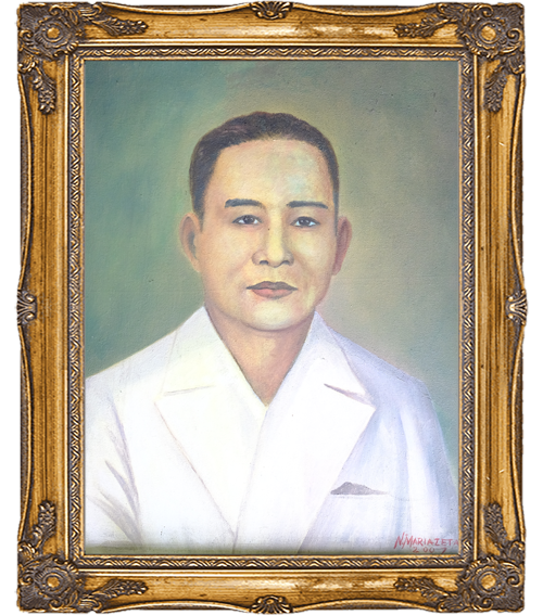 Portrait of former Mayor Leoncio De Rama