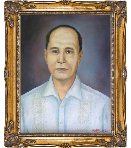 Portrait of former Mayor Venancio Pinon
