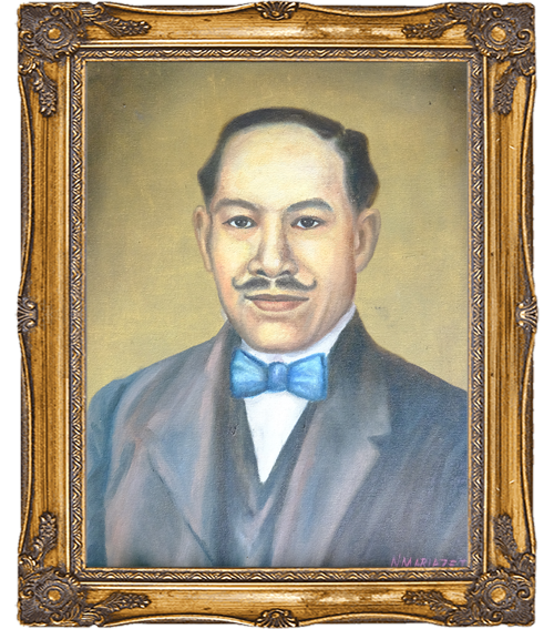 Portrait of former Mayor Vicente Medina